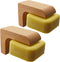 (2 sets) Wood Magnetic Bar Soap Holder for Shower Wall, Eco-Friendly Wooden Soap Dish for Soaps & Beard Shampoo Bars