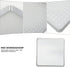 YARDWE 9 Inch Pizza Baking Tray, Perforated Aluminum Sheet Pan, Nonstick Bakeware for Oven Baking Pizza, French Fries
