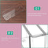 Countertop, 14.5 Inches Coffee Bar Accessories and Organizer, Disposable Cup Holder for Clear Acrylic Storage