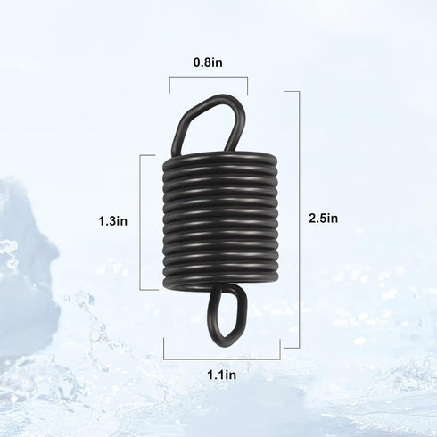 Washing Machine Kit with 1 Pcs W10250667 Counterbalance Spring and 3 Pcs WP63907 Suspension Springs
