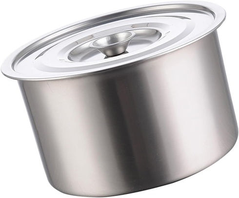 Stainless Steel Soup Pot: Stock Pot Sauce Pot Induction Pot with Lid, Healthy Multifunctional Odorless Cooking Pot