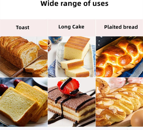 2 Pack Silicone Square Cake Pan, 8x4 Inch Non-Stick Bread Loaf Pans for Baking Homemade Bread, Toast, Cakes