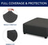 PureFit Super Stretch Form Fit Square Ottoman Cover Rectangle - Ottoman Slipcovers for Foot Stool & Folding Storage