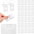 30 Sets (60 Pcs) Clear Vertical Blind Repair Tabs, Pre-Cut Kit for Vertical Blinds Replacement Slats