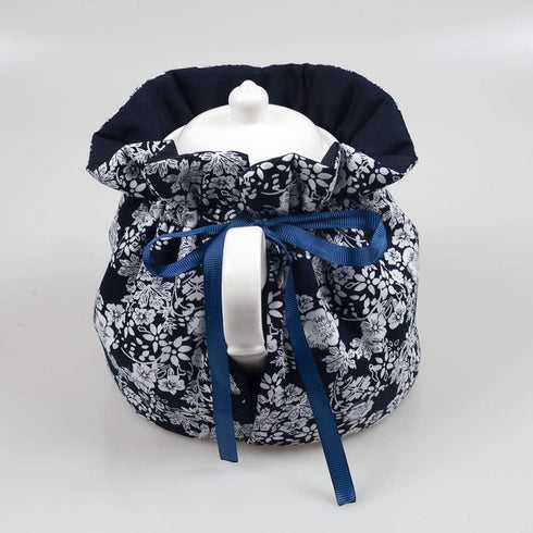 Cotton Printed Tea Cosy, Kitchen Tea Pot Dust Cover, Insulation and Keep Warm, Color#1