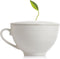 Tea Forte Cafe Cup White Porcelain Tea Cup and Lid, Steeps 8