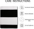 IOHOUZE Black White Striped Rug - 24" x 36" Washable Front Door Mats for Outdoor Indoor, Farmhouse/Entryway Decor