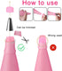 Reusable Silicone Icing Piping Bag with 14× Stainless Steel Nozzle Set for DIY Cake Decorating Tool (14×Nozzle, 2×Bag)