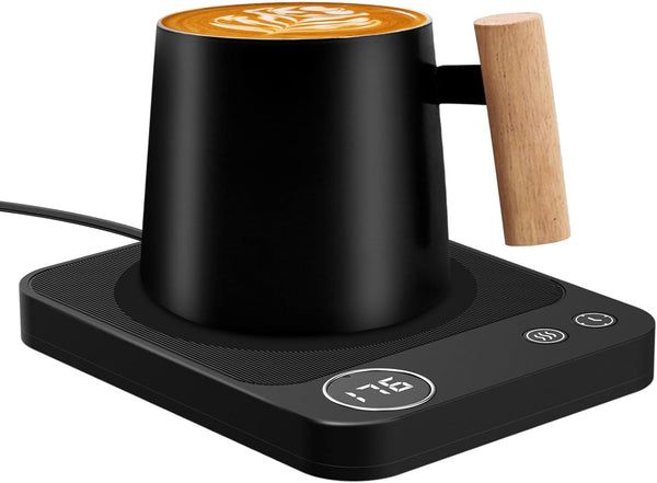 Mug Warmer, Electric Coffee Warmer with 3 Temp Settings, 2-12H Auto-Shutoff Coffee