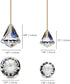 K9 30/40mm Pack 7 Top Crystal Ball Prism Diamond Suncatcher for Window Hanging Chandelier Prism Rainbow Maker, Feng