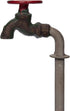 Creative Co-Op Rustic Metal Paper Towel Holder