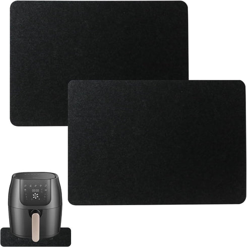 2 Pcs Heat Resistant Mats for Air Fryer, Kitchen Countertop Protector Mat for Coffee Maker, Stand Mixer