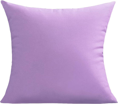 26X26 Set 2 VAKADO Outdoor Waterproof Throw Pillow Covers of Decorative Purple Patio Furniture Cushion Cases Outside