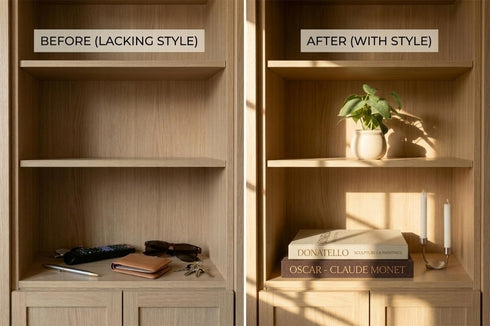 ZOTEdecor Set 2 Decorative Books for Home Decor of Linen Faux Books & Fake Book Storage Shelf, Coffee Table, Bookshelf