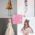 7 Packs Dolls Body Leg Arm Model - Silicone Fondant Molds for DIY Cake Decorating Supplies