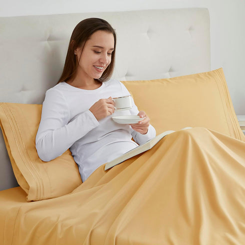 Nestl Camel Pillow Cases, Soft Queen Size Set of 2, 20x30 Inches