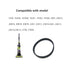 Replacement Belt for Bissell Pet Hair Eraser Vacuum, Compatible with Model 1650A, 24613, 20874, 27909, 2 Pack