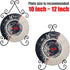 Iron Hanging Display Stand for Art, Photo Holder, Industrial Style Metal Stand for Books, Bowls, Platters (2 Pack)