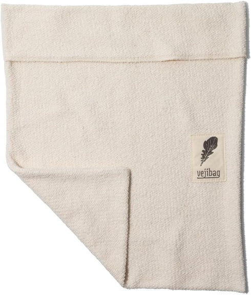 Extra Large Certified Organic Cotton Vegetable Crisper Bags, Reusable, Eco-Friendly, Made in USA