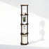 5-Tier Furinno Turn-N-Tube Storage Shelves, Book Shelf, Corner Shelf, Toolless Open Shelves, for Organization