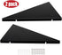 evron Corner Mounting Shelf, Easy to Install Wall Corner Shelf, Set of 2
