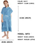 5-12 Hiturbo Kids Towel Changing Robe: Soft Plush Bath Towels - Warm Coral Fleece Hoodie - Swim Surf Poncho for Years