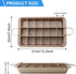 Non Stick Brownie Baking Pan with Dividers, 18 Pre-slice Carbon Steel Rectangle Baking Pan Set for Oven Baking