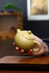 Clay Teapot 6.8oz/200ml, Handmade Chinese Yixing Zisha Purple Sand Small Xishi Tea Pot for Kungfu Tea