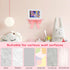 DOITOOL Wooden Floating Shelf Wall Mounted, Nordic Style Butterfly Semicircle Storage Shelf for Wall, Decoration