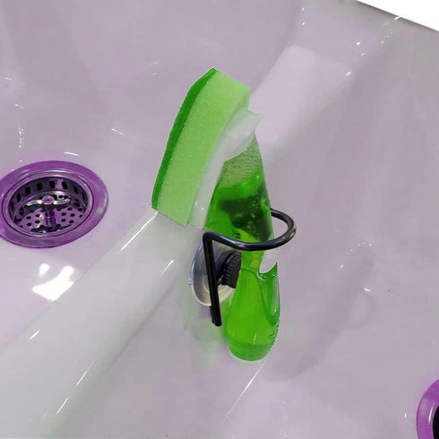 Soap Dispensing Palm Brush Holder for Kitchen Brush Dish Brush with Soap Dispenser Pot with a Traceless Suction Cup