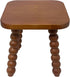 JUIOETUR footstool9.3 Inch Solid Wooden - Short Stool for Kids & Adults, Sensory Table Helper - Sturdy Foot Stool