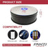 FANZI 360 4.5 Inch LED Motorized Turntable Display Light Base for Theme Exhibition, Window Display, Acrylic, Crystal