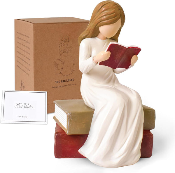 Cuayaes Book Lovers Gifts for Readers Women, Graduates, Students, Teachers, Bookshelf Decor