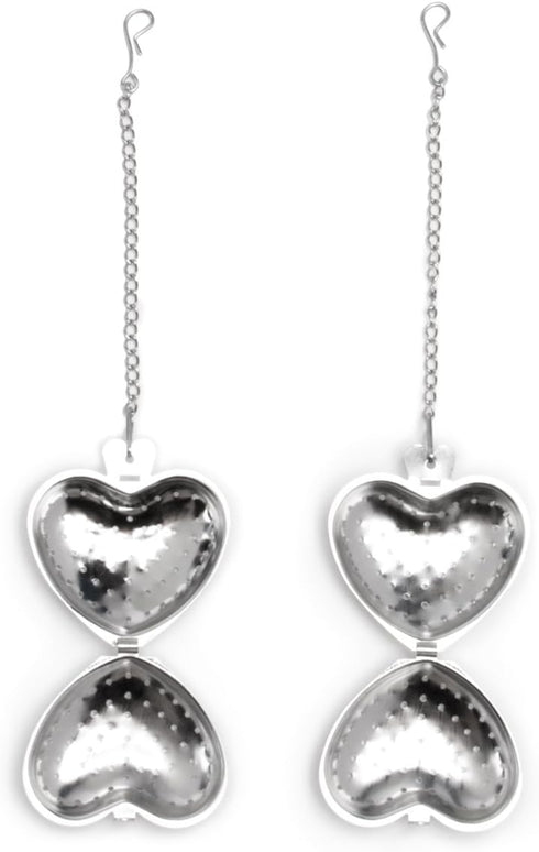 Fox Run Heart Tea Infuser, 0.25 x 1.75 x 6.25 inches, Metallic