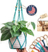 Macrame plant hanger 3ft beaded plant hanger for pots 4-8 for live