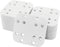 ITROLLE Humidifier Filter Pad, 20PCS Square Style Nylon White Mineral Absorption Replacement Descaling Pad