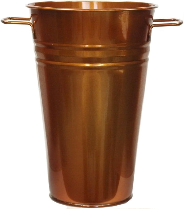 8295E GC Vase - 6.5" by 9.5", Glazed Caramel