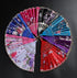 BABEYOND 8pcs Floral Folding Hand Fan, Vintage Handheld Lace Folding Fan with Different Flower Patterns for Wedding