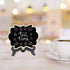 6 Packs Black Wooden Display Stand, Plate Holder Easels, Picture Frame Holder, 4 Inch