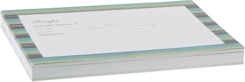 C.R. Gibson Forage 4x6 Double Sided Recipe Cards, Multicolor