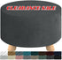 MAXIJIN Velvet Ottoman Slipcover - Round Foot Stool Cover, Washable Thick Storage