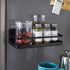 2523 9.6 4.3 3.3 inches (24.5 11 8.5 cm), Yamazaki Magnetic Spice Rack, Black, Approx. W x D x H x x Tower Seasoning