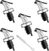 Auconda 5 Pack Oil Spouts, Olive Oil Vinegar Bottle Stopper Dispenser with Tube