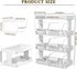 Coffee Pod Holder with 6 Drawers, 3-Tier Holder, Large Capacity Compatible with 80 Big or 108 Small Vertuoline Pods, Storage Drawer for Home, Office, Kitchen Counter Organizer by 7 code