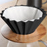 Origami Filter Cup,Ceramic Pour Over Coffee Maker, Non-Electric Pour Over Coffee Dripper, Easy Manual Brew Maker, Single Cups Porcelain for Home, Cafe, Camping, Coffee Gifts (White) by Goodening