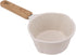 Nonstick Sauce Pan, Small White Soup Pot, Flat Bottom Milk Pot, Multifunctional Cooking Pot for Frying