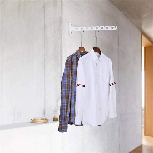 Wall Mount Clothes Hanger, Stainless Steel Laundry Hanger Dryer Rack, Retractable Clothes Rack, 2 Pack