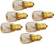 Othmro 6Pcs Microwave Light Bulb, 220-240V E14, 2700K Warmwhite Oven Light Bulb Replacement