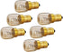 Othmro 6Pcs Microwave Light Bulb, 220-240V E14, 2700K Warmwhite Oven Light Bulb Replacement
