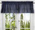 Ellis Curtain Stacey Sheer Balloon Valance, 60" x 15", Navy